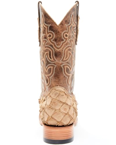 Men's Exotic Pirarucu Western Boot Broad Square Toe B28271