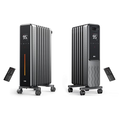 1500W Oil Filled Radiator Heater with Remote Control H23905