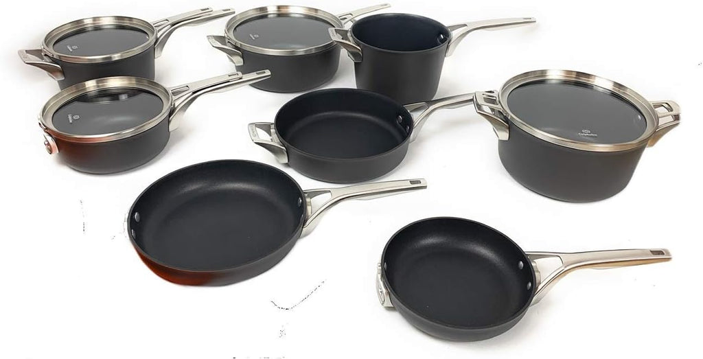 12-piece Hard Anodized Space Saving Cookware I824940