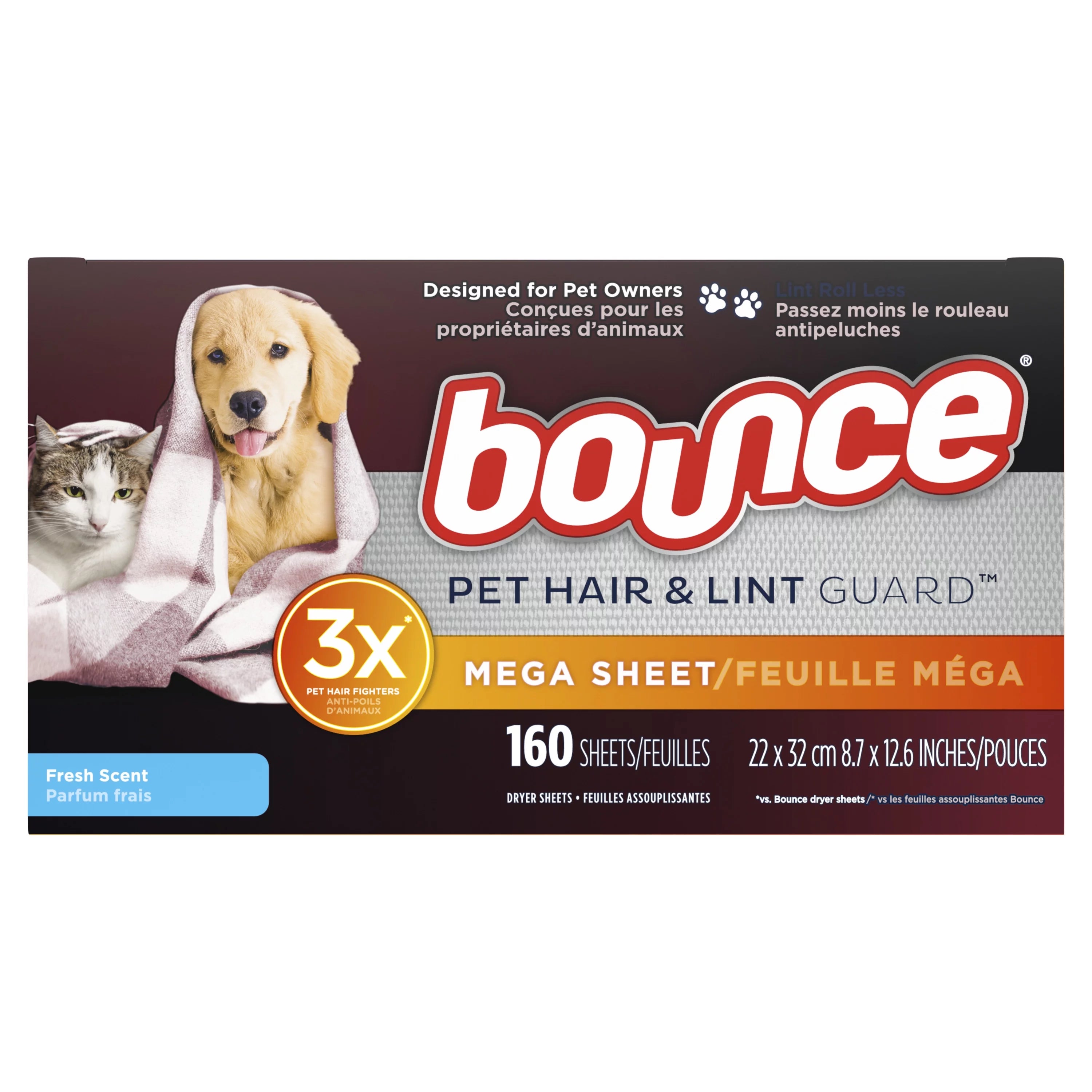 160 Ct Fresh Scent Dryer Sheets I368
