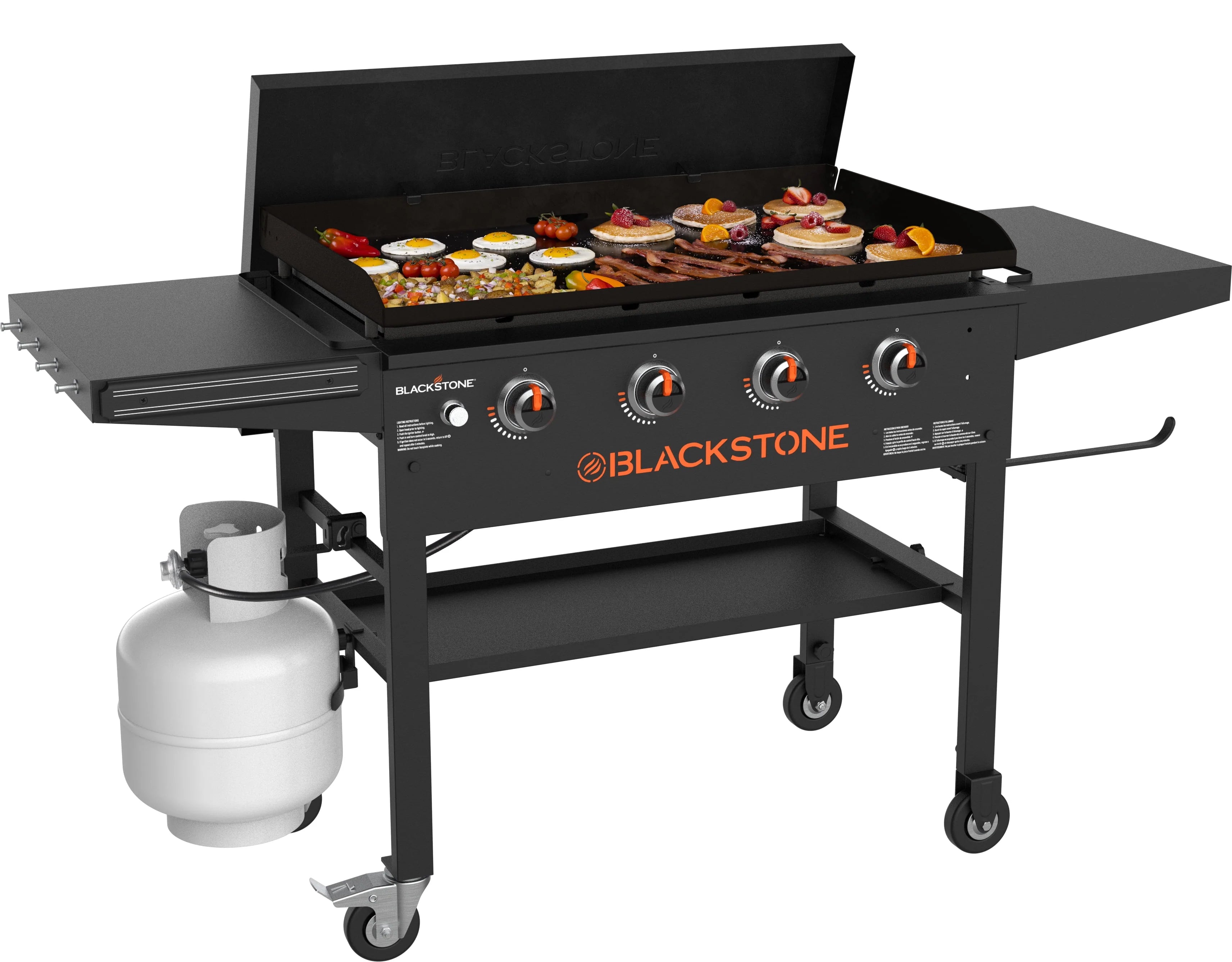 4-Burner 36 Griddle Cooking Station with Hard Cover Z86455