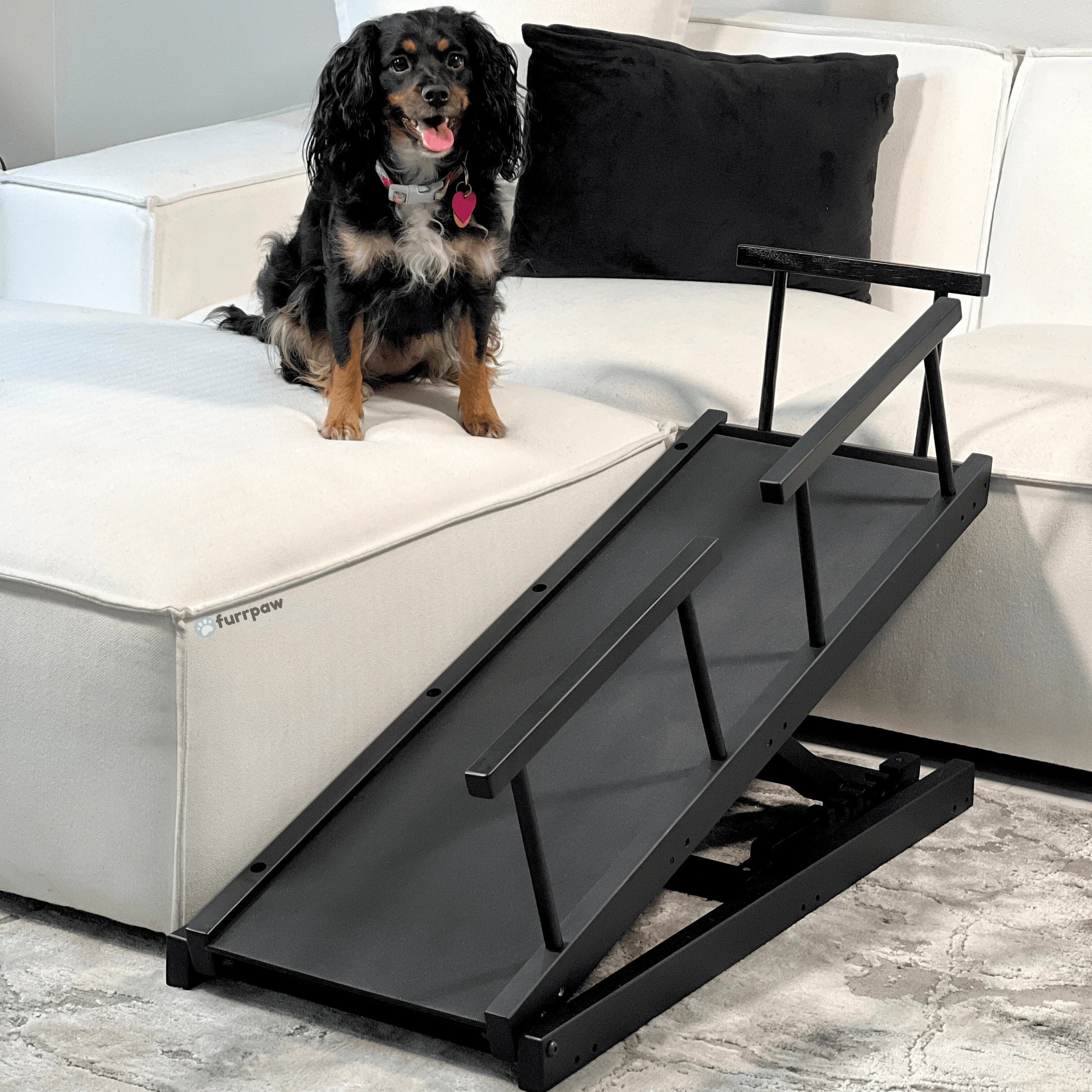 Adjustable 10" to 20" Anti Slip Pet Ramp for Couch S3970