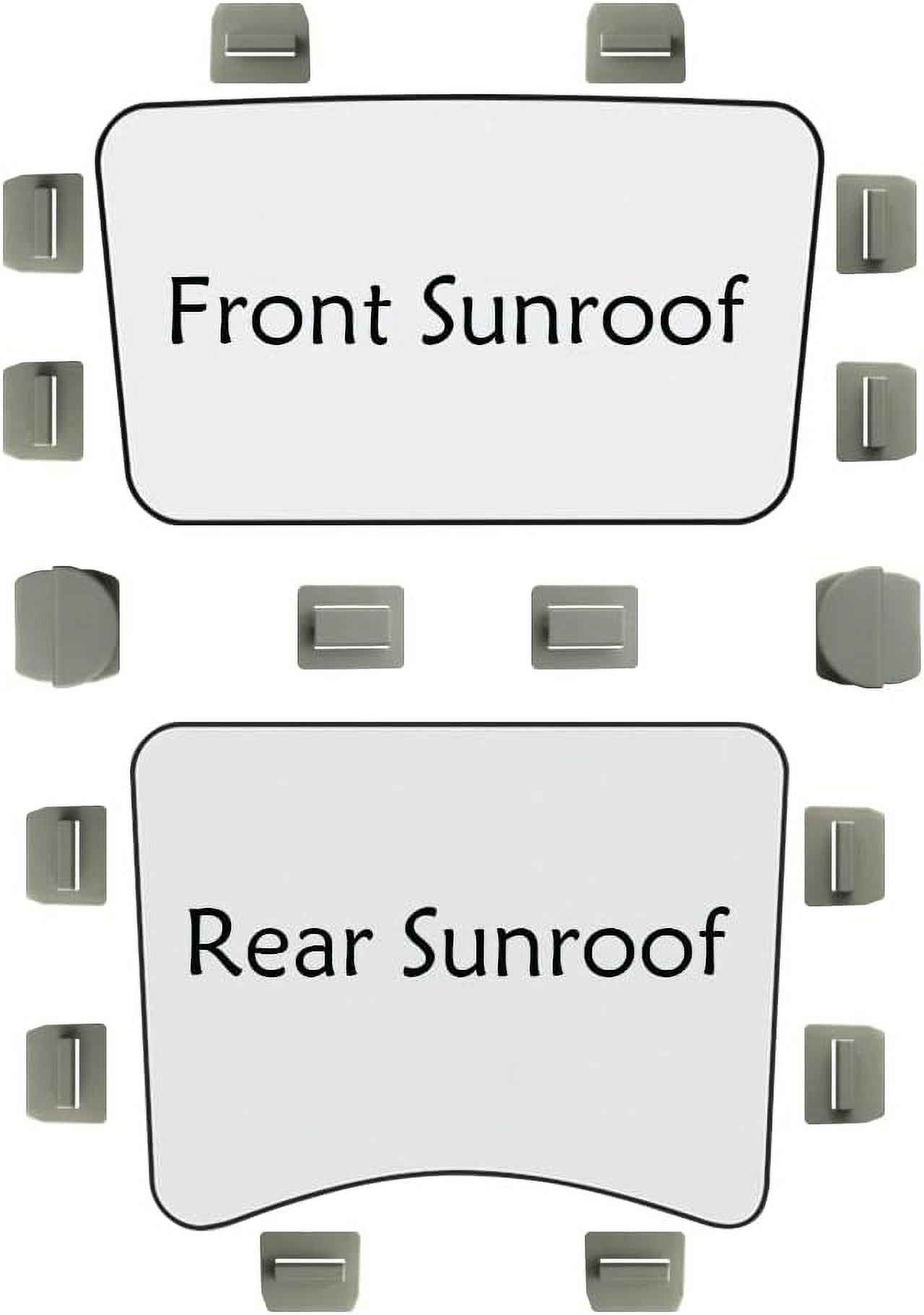 16 PCS White Sunshade Clips for Roof Shade E39515