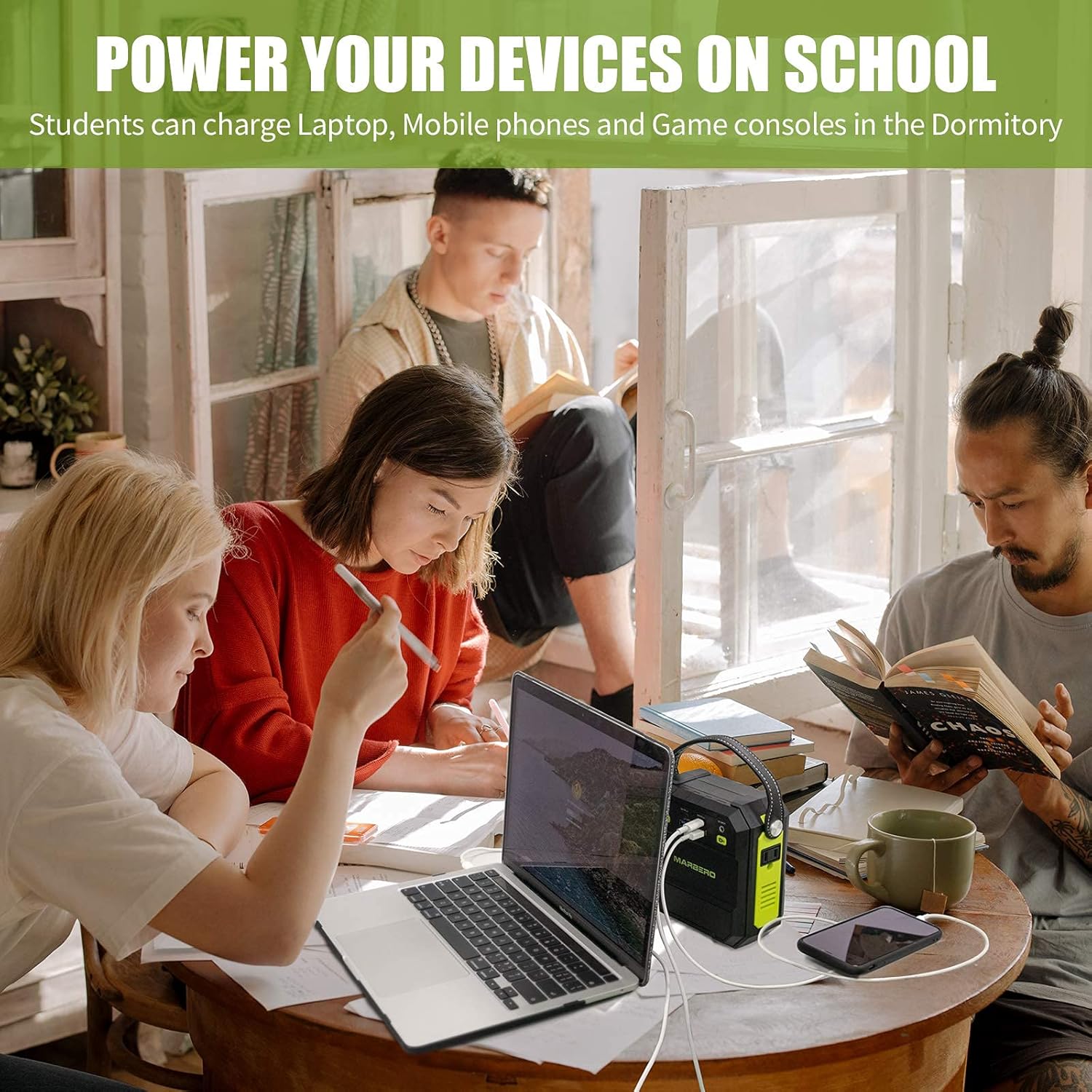 83Wh 22500mAh Portable Power Station with AC Outlet 4 USB Ports L209