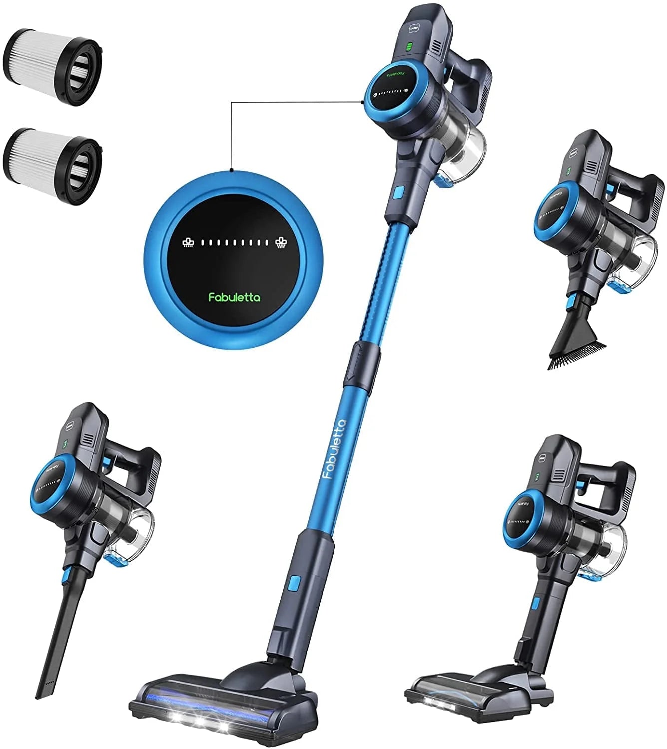 Blue Cordless Stick Vacuum B6568