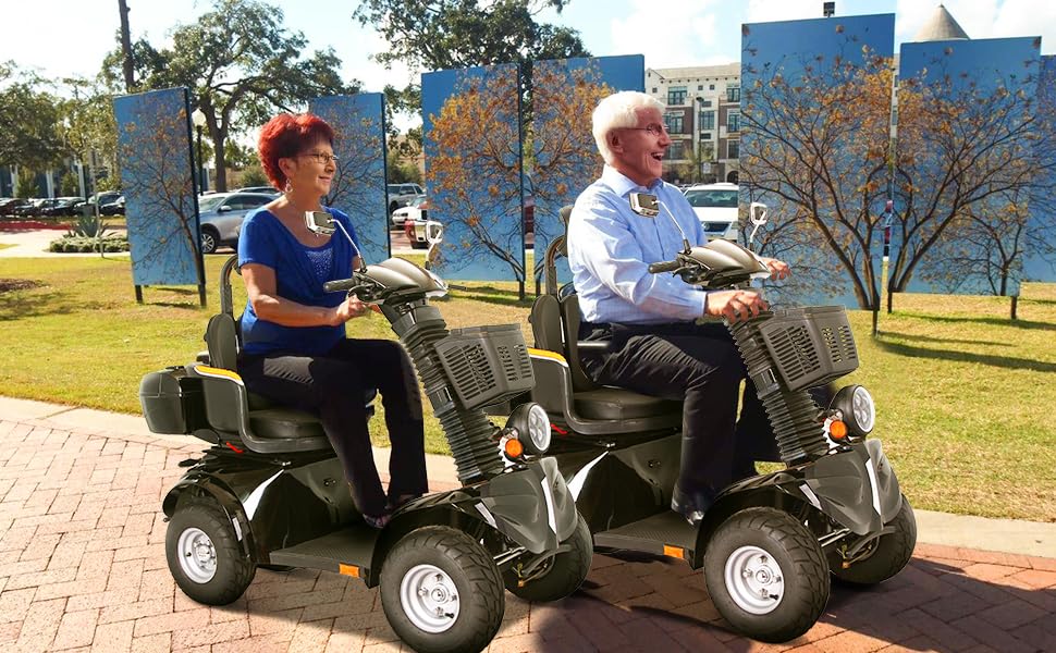 3-Speed Electric Mobility Scooter with 1000w K100