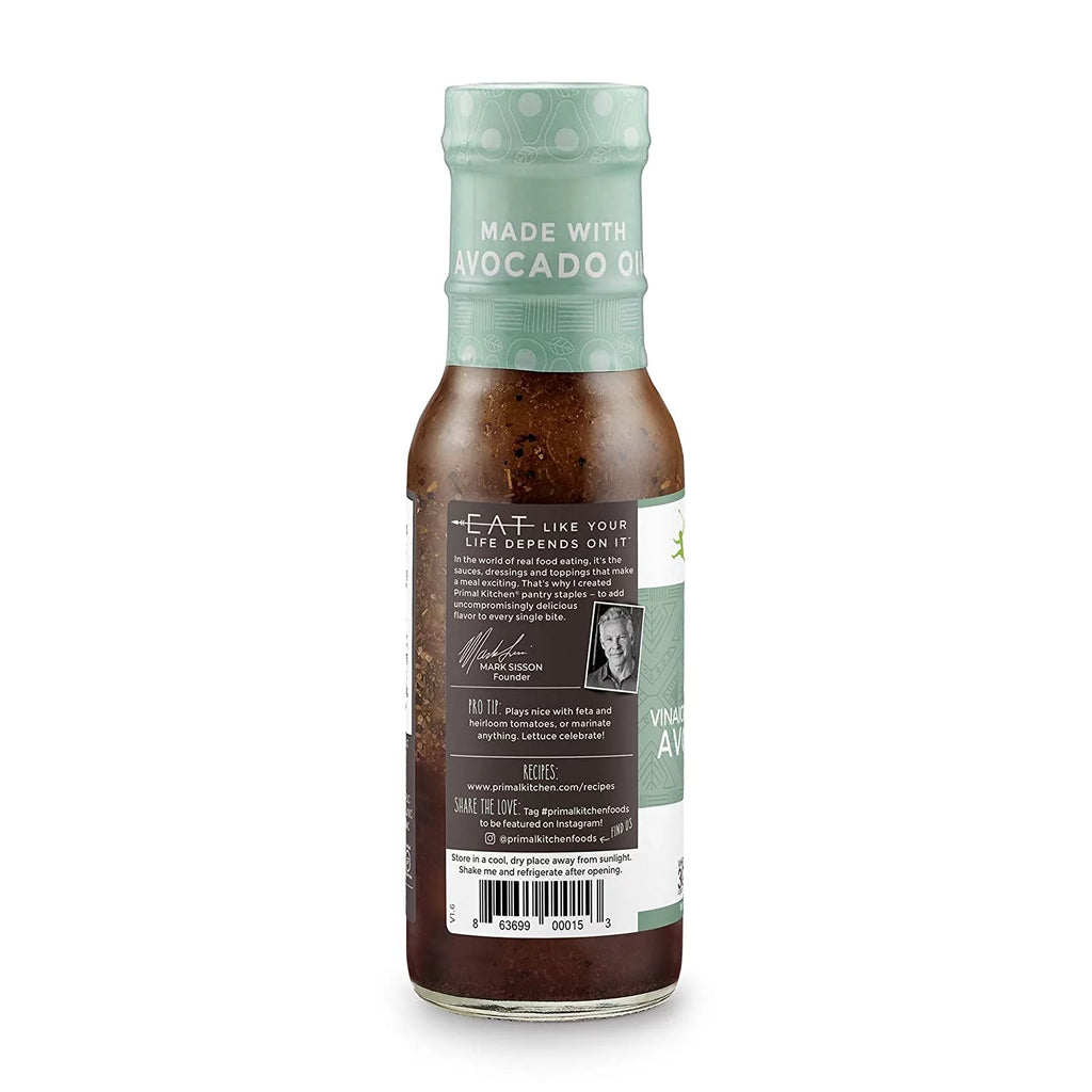 Greek Vinaigrette & Marinade with Avocado Oil 8 fl oz Pack of 2 Y5470