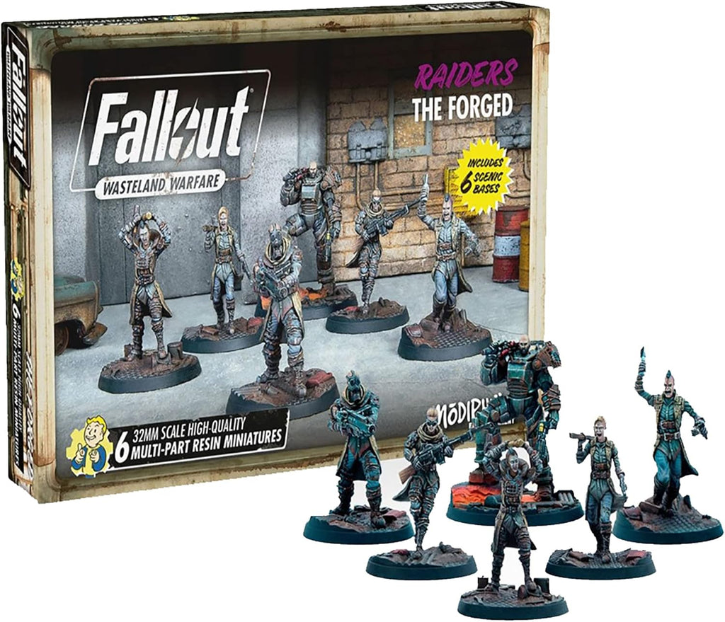 6 Unpainted Resin Miniatures with Scenic Bases N42782
