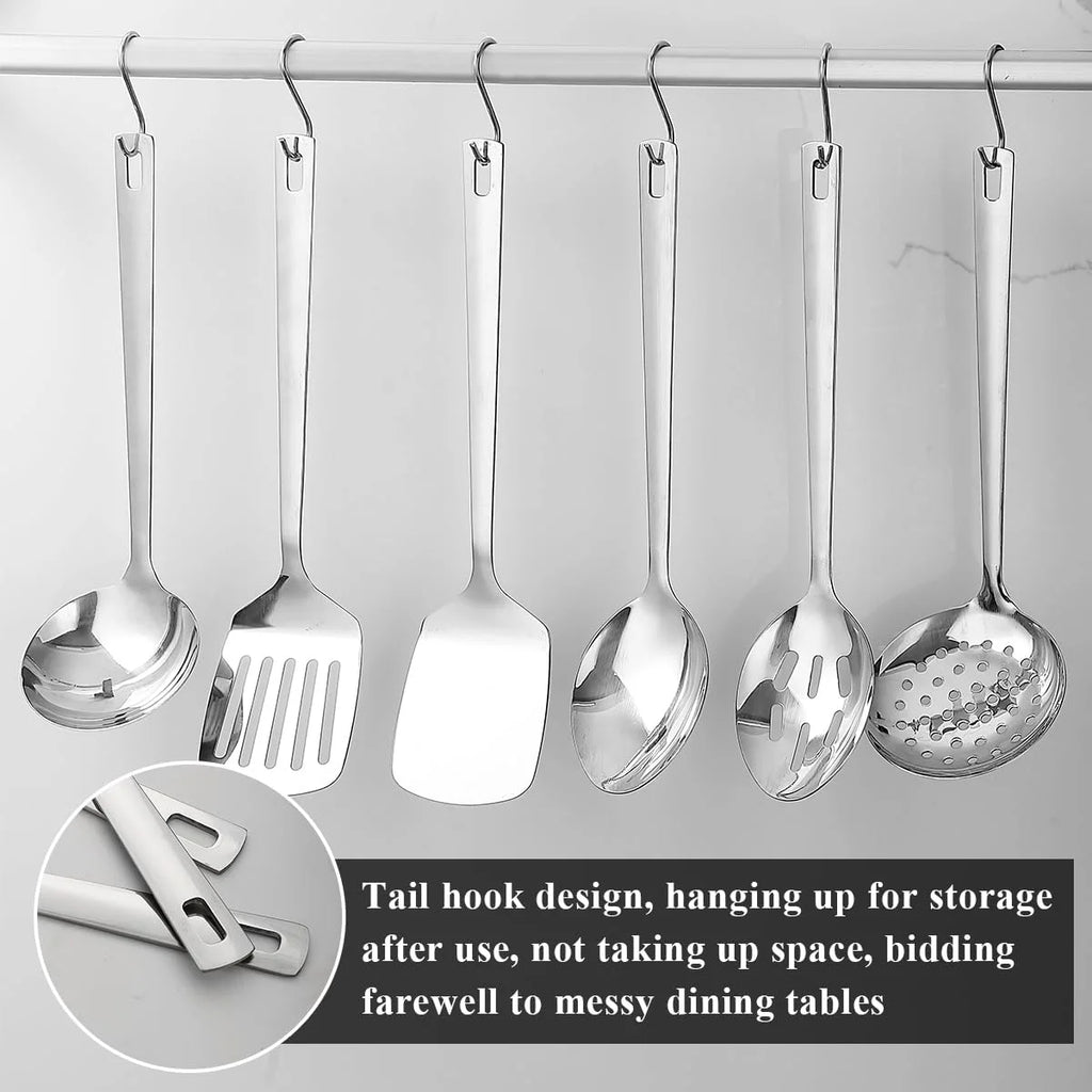 6pcs Stainless Steel Kitchen Utensils Set H405