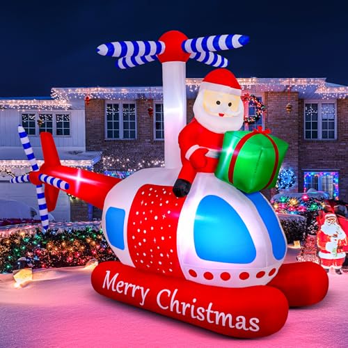 14 FT Santa Claus Inflatable Outdoor Decoration with Gift Bag and Built-in LED Lights E7011