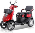 Red Heavy Duty Double Seat Mobility Scooter E523945