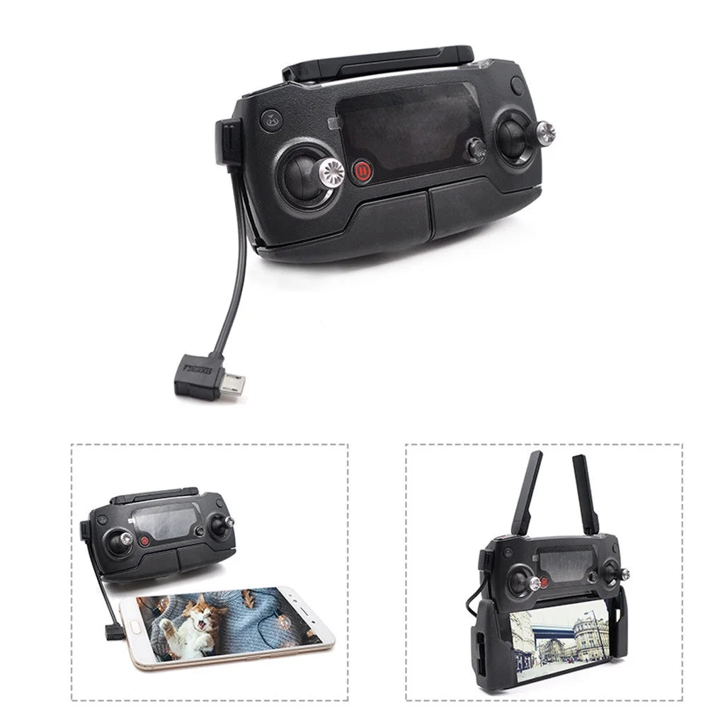 MAVIC Mini Remote Controller Cable Data Transfer Cord Accessories Glasses Camera Attachment Pro Ultra Hs720 Battery Charger Little Long Flight Time Kids M6295
