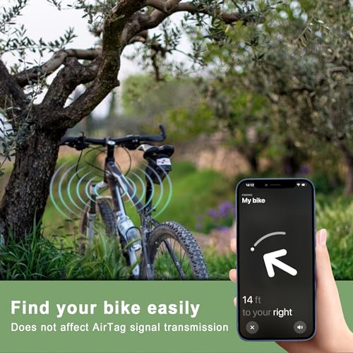 AirTag Bike Mount for Front Fork Inner Diameter 22-38mm Y95601