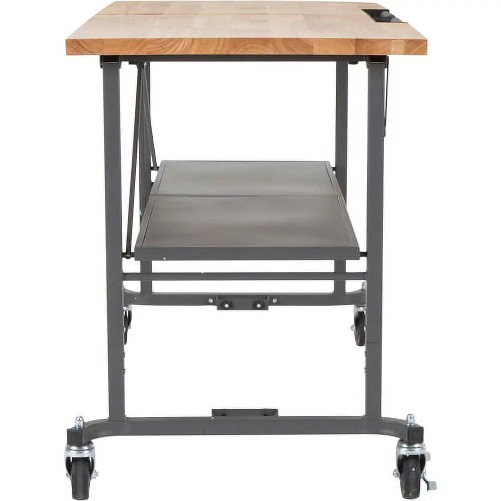 52" x 34.80" Gray Portable Workbench A762938