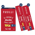Pasta Variety Pack with Fusilli, Bucatini, and Spaghetti (Pack of 6), Bronze Cut Pasta H5069