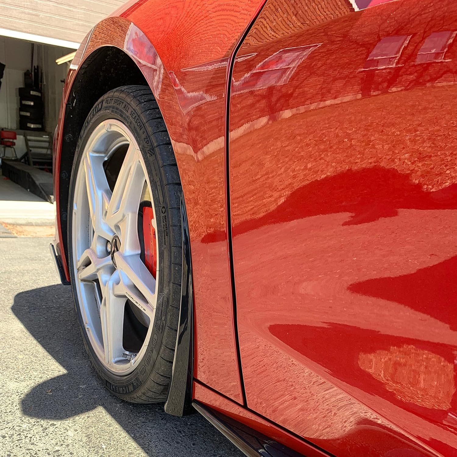 Painted Carbon Flash Black Splash Guards R33647