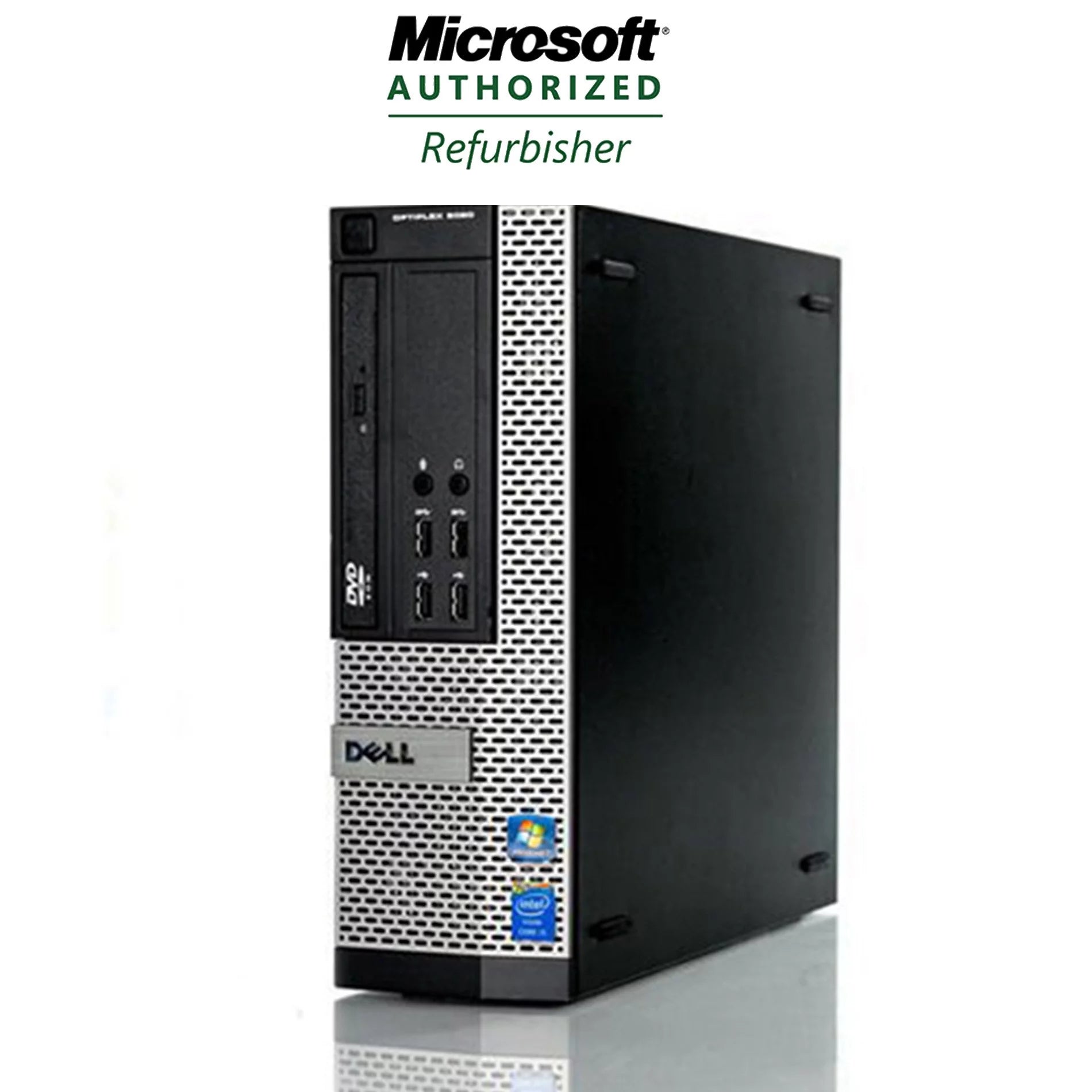 Used Dell OptiPlex 990 Desktop Computer PC, Intel Core i5 Quad-Core Gen 2, 8GB 1TB with 2x 22" LCD's Wi-Fi Windows 11 64bit E1449
