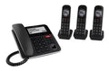 Refurbished Black Corded/Cordless Phone with Answering Machine H930740