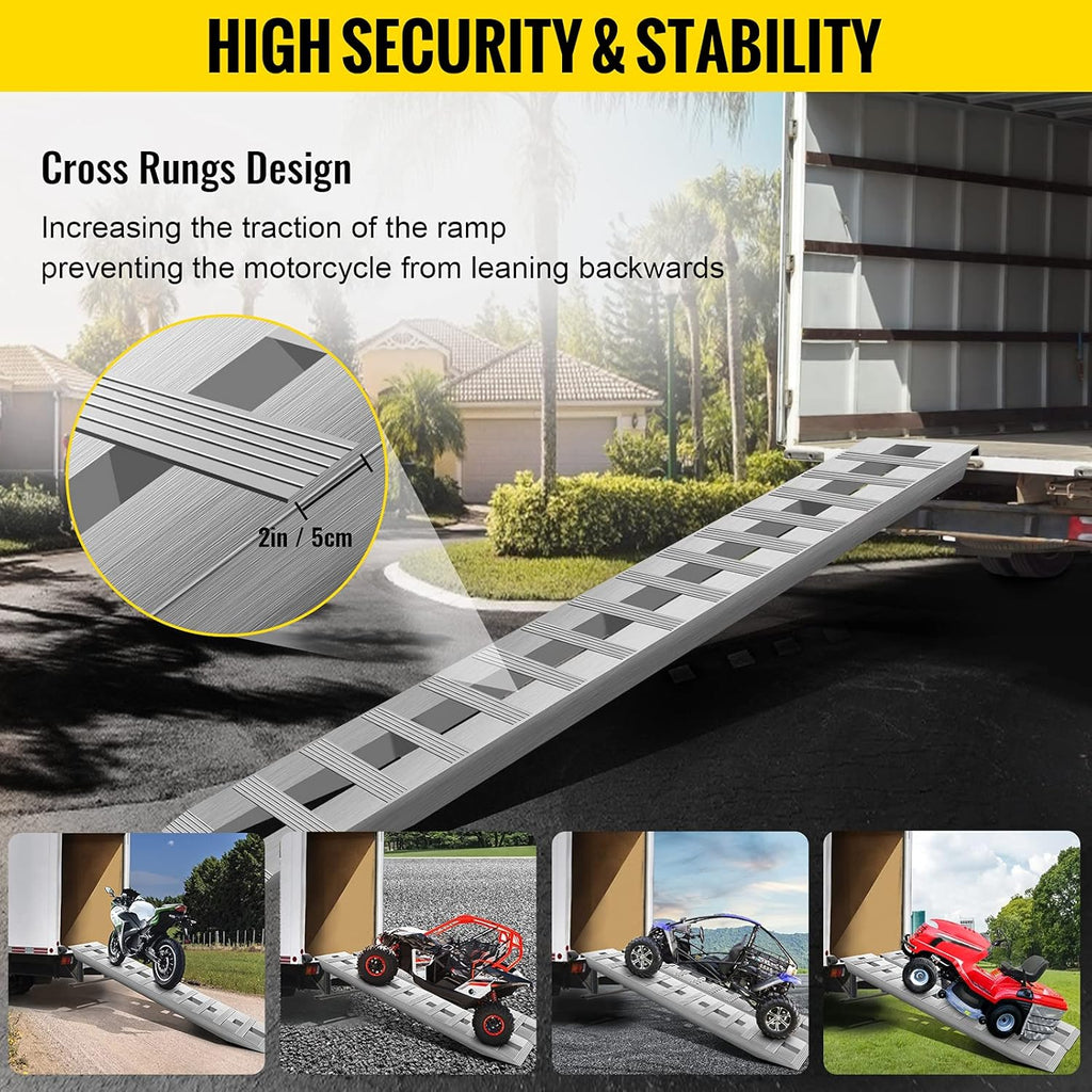 84x14 Inch Aluminum Ramps 1 Pair E8134