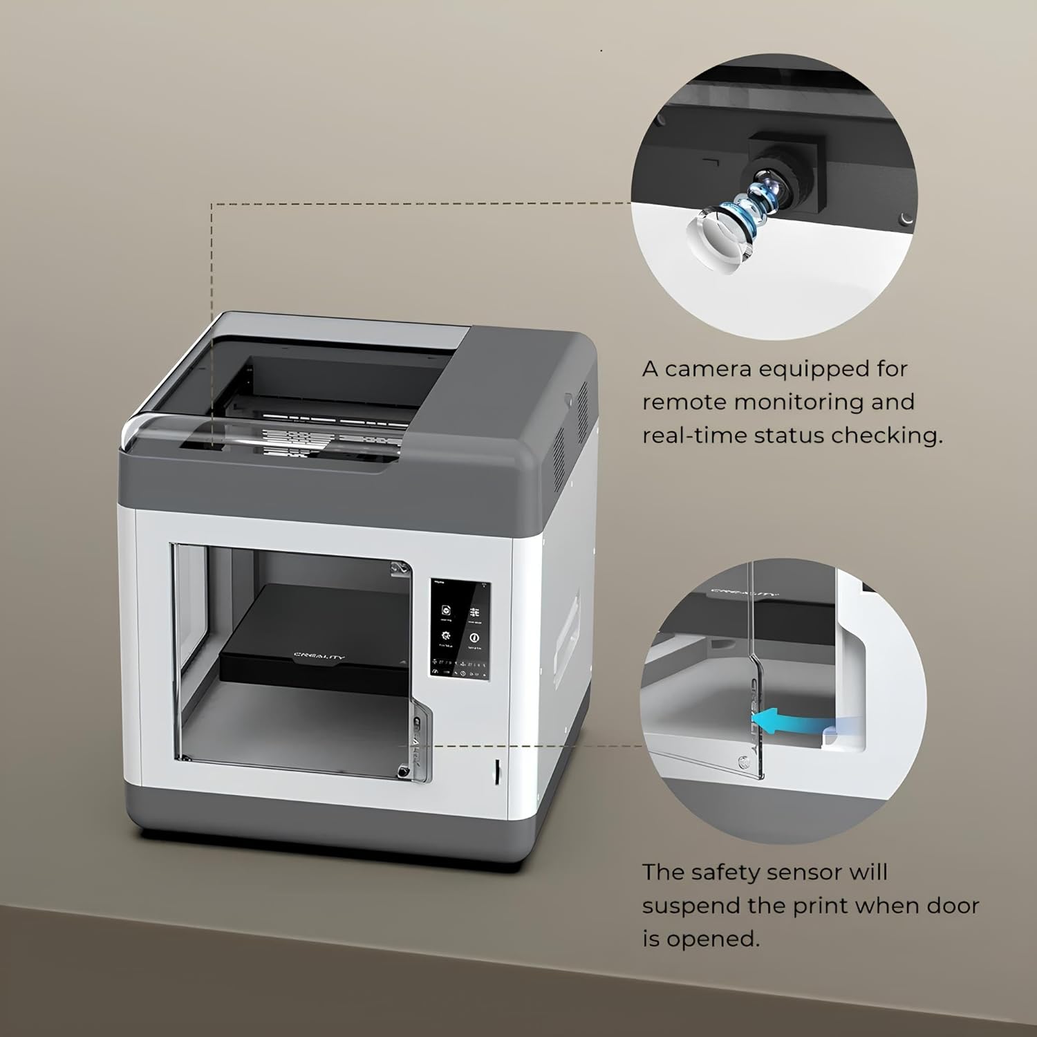 3D Printer with Built-in Camera and Wi-Fi Connectivity Q362