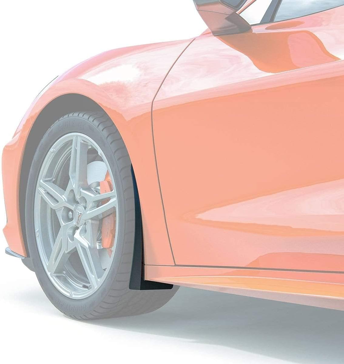 Painted Carbon Flash Black Splash Guards R33647