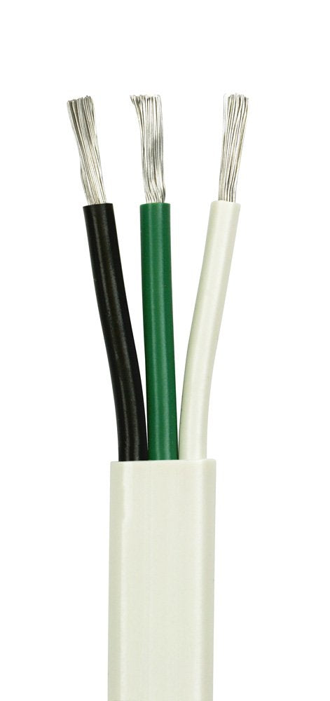 10/3 AWG Tinned Copper Marine Wire - 60 Feet - Black/White/Green C53310