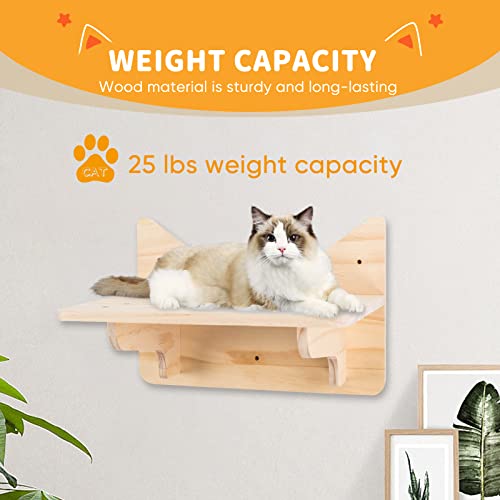 Cat Wall Shelves with 3 Steps V60958