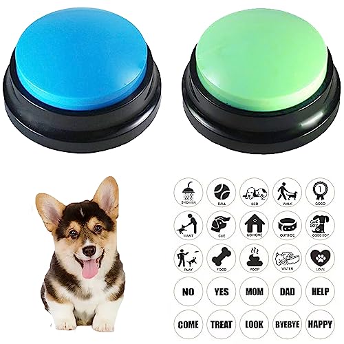 Green Orange Voice Recording Button for Pet Training Q97725