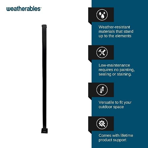 Aluminum Fence Kit (57” Post for Hard Surface) H2444