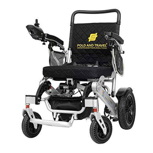 Silver Foldable Power Wheelchair E898107