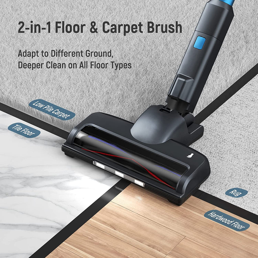 Blue Cordless Stick Vacuum B6568