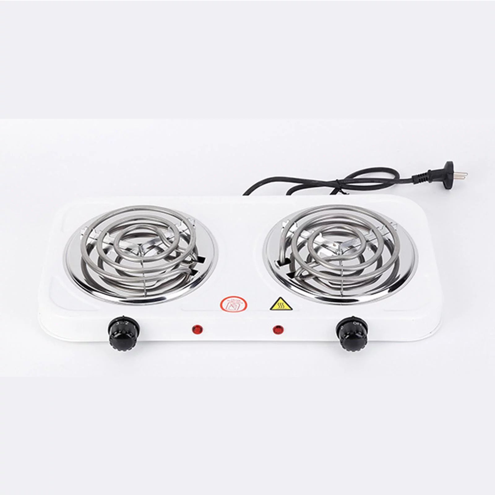 Compact Double Burner Electric Cooktop 2000W K3410