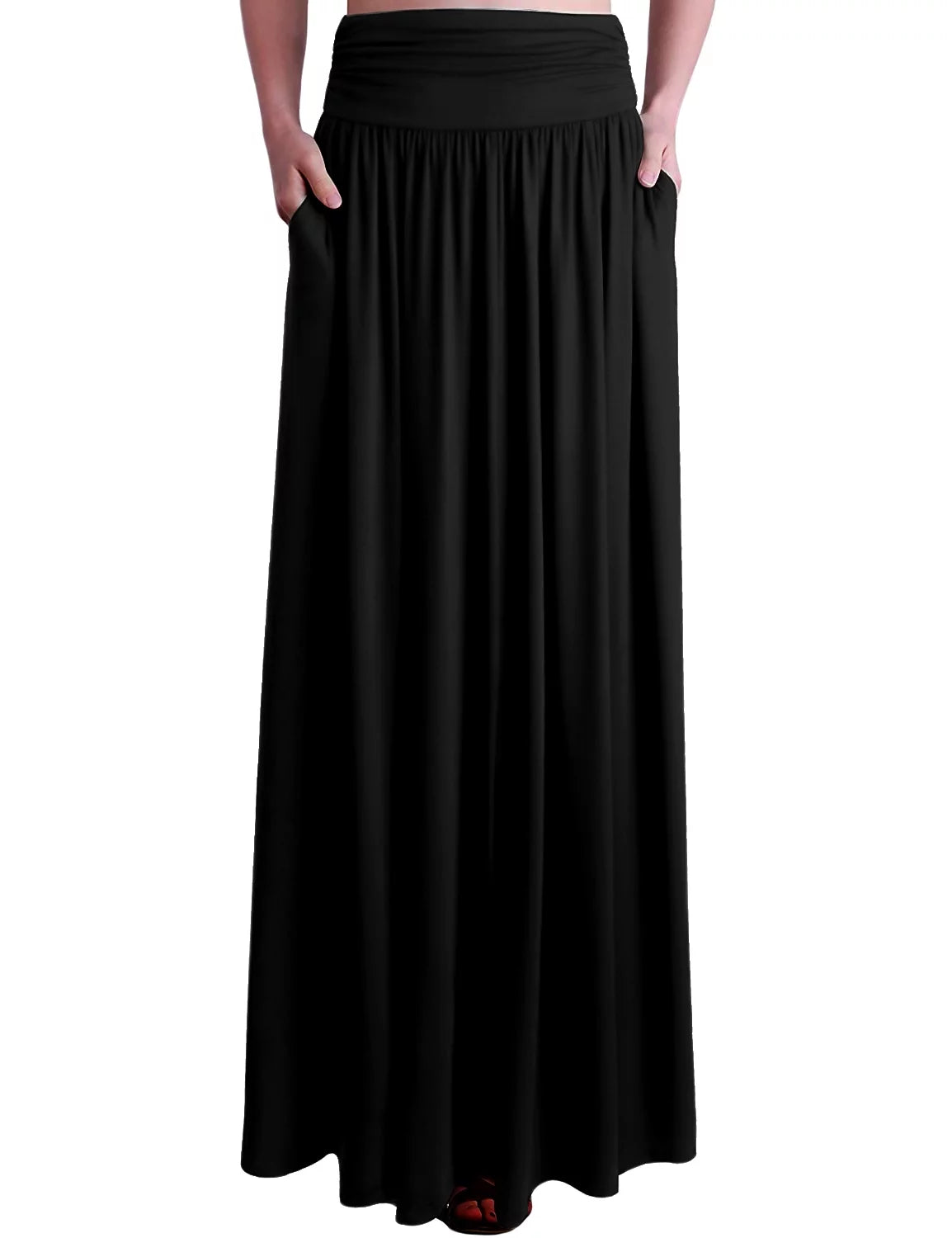 Women's Flowy Flared Comfy Maxi Skirt Y136460