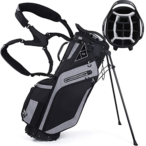 14 Way Top Dividers Golf Stand Bag with Dual Strap and 8 Pockets G497