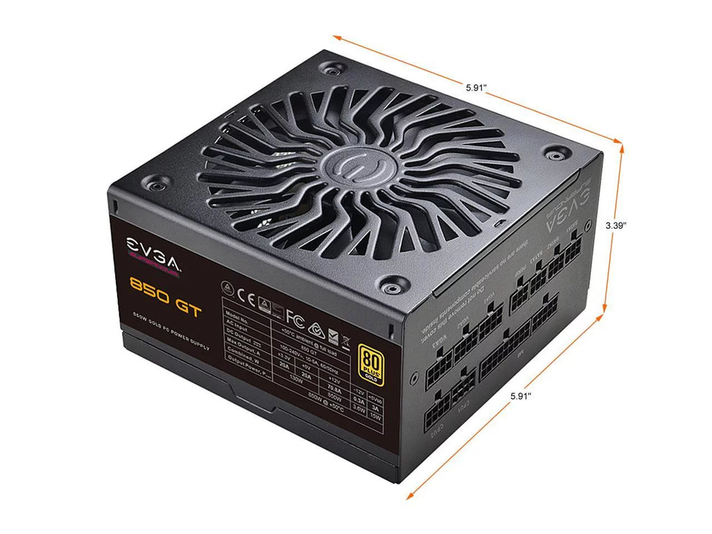 850W 80 Plus Gold Fully Modular Power Supply P577