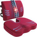 Blue Velour Memory Foam Seat Cushion K597167