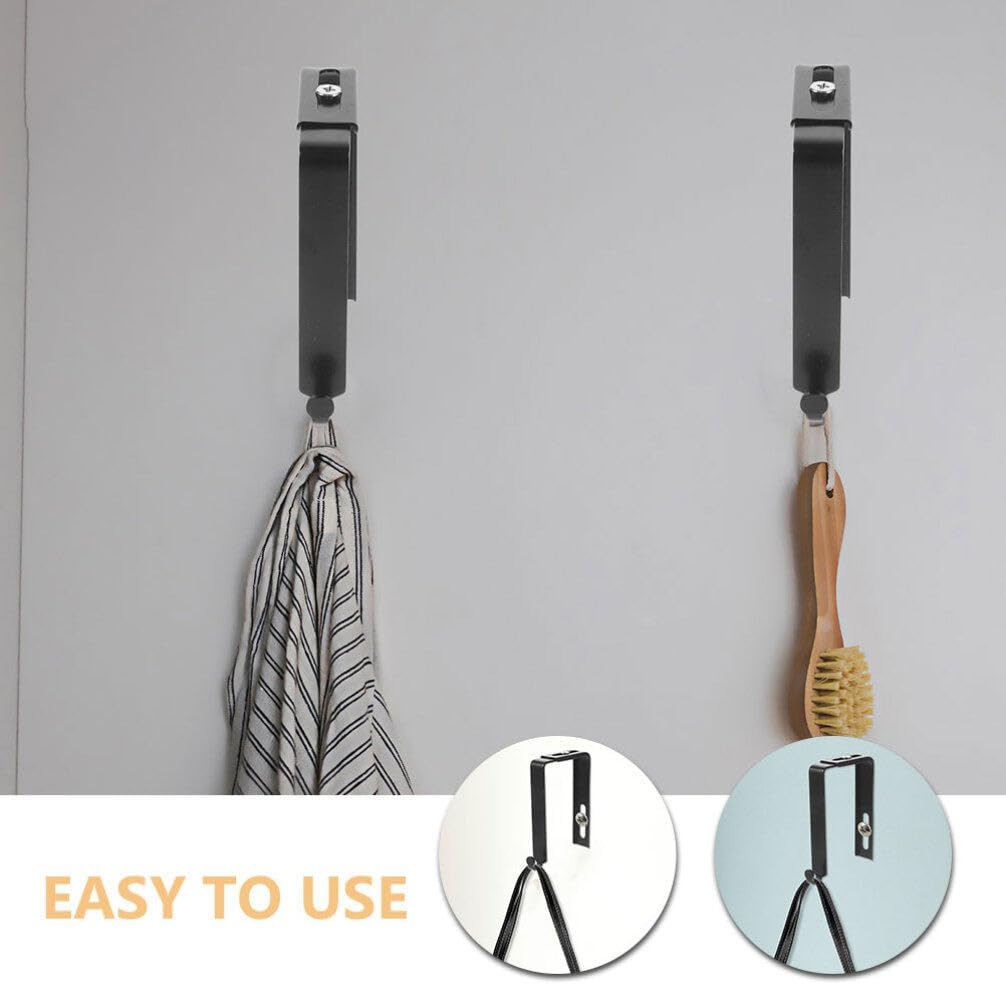 2pcs Over The Door Metal Hooks K15639