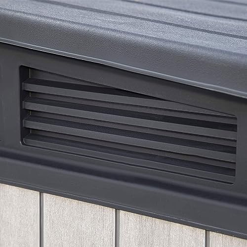 Gray 4.6 x 2.7 Ft Outdoor Storage Box P677666