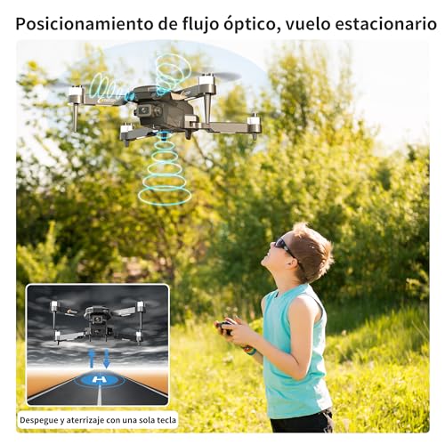 Drone with 2.4" Screen, Brushless Motor FPV Drone with Camera, 8GB SD Card A933