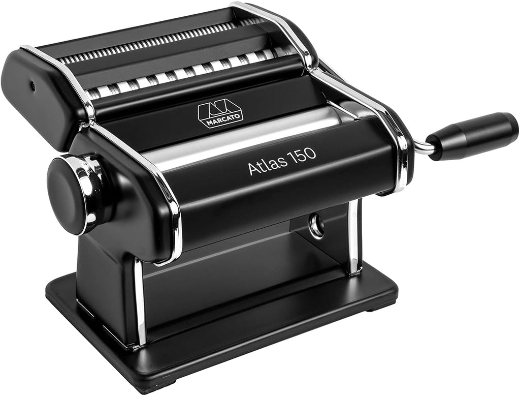 Red Pasta Machine with Pasta Cutter and Hand Crank X325