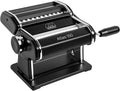 Red Pasta Machine with Pasta Cutter and Hand Crank X325