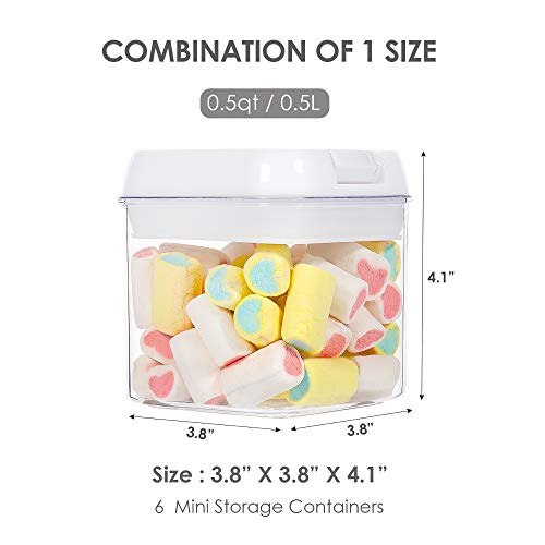 6 PCS Airtight Food Storage Containers with Lids G932