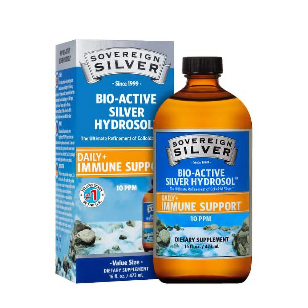 Bio-Active Silver Hydrosol - 10 ppm, 16oz (473mL) V3159