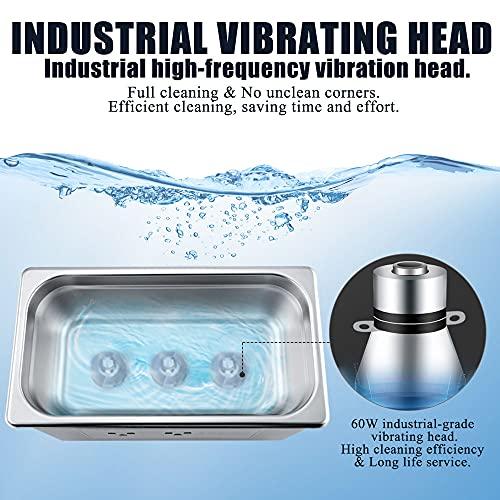 4.5L 180W Ultrasonic Cleaner with 304 Stainless Steel and Digital Timer W83977