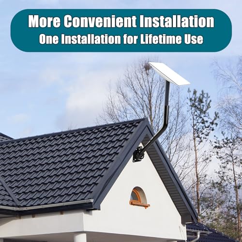 Heavy Duty Pivot Roof Mount Kit for Starlink Standard Dish N215
