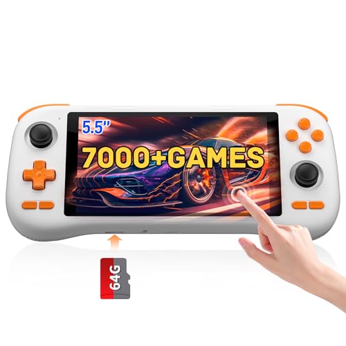 Retro Handheld Game Console with 5.5 Inch IPS Touch Screen I91888