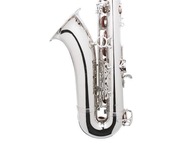 Nickel Plated B Flat Tenor Saxophone with Case and Mouthpiece L902549