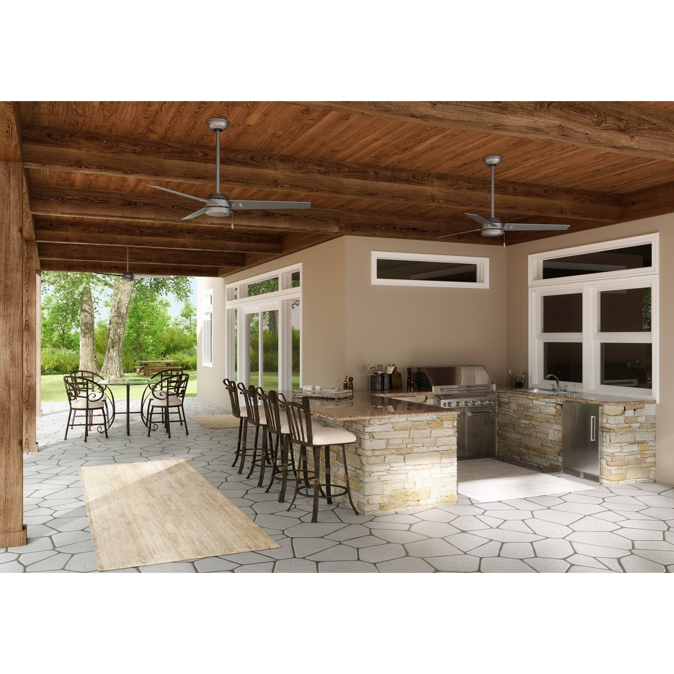 Fresh White Outdoor Ceiling Fan P44688