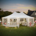 29x23ft White Wedding Tent with Removable Sidewalls Q2198