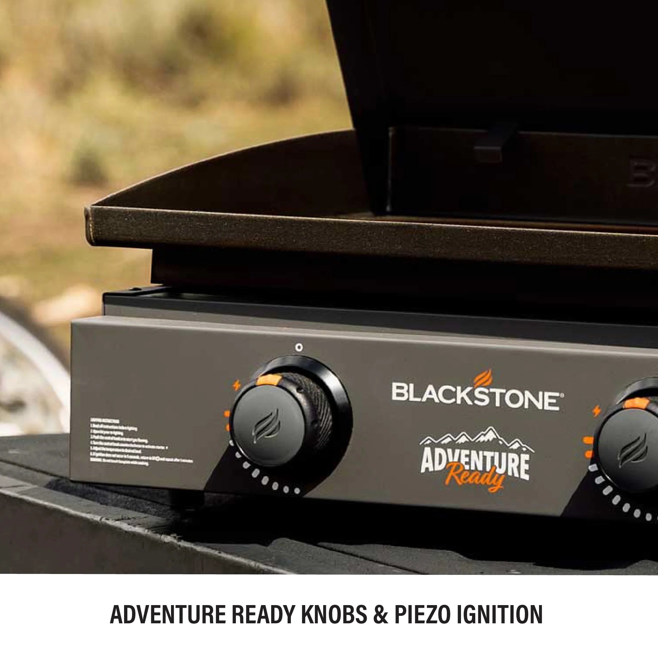 Black 2-Burner 22 Propane Griddle with Hard Cover Q74359
